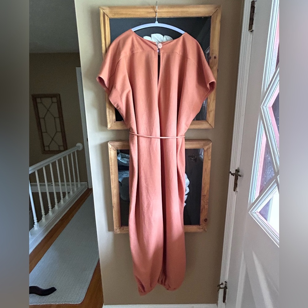 Zara Coral Jumpsuit